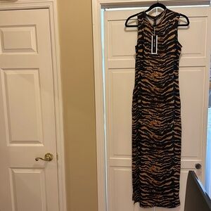 Adam Selman Sport Tiger print dress/top